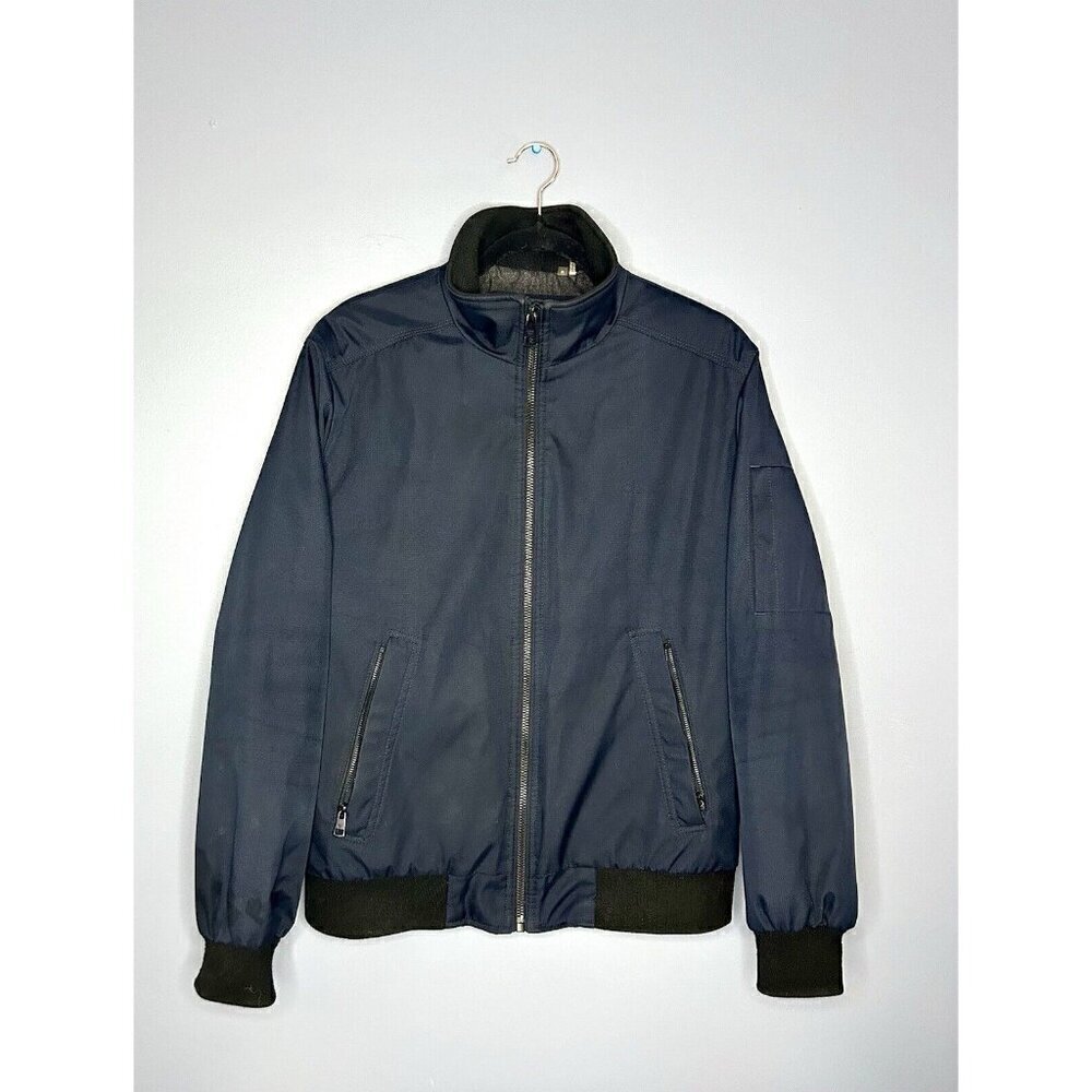 Calvin Klein Bomber Jacket Mens M Full-Zip Classic Ripstop Coat Retro Techwear